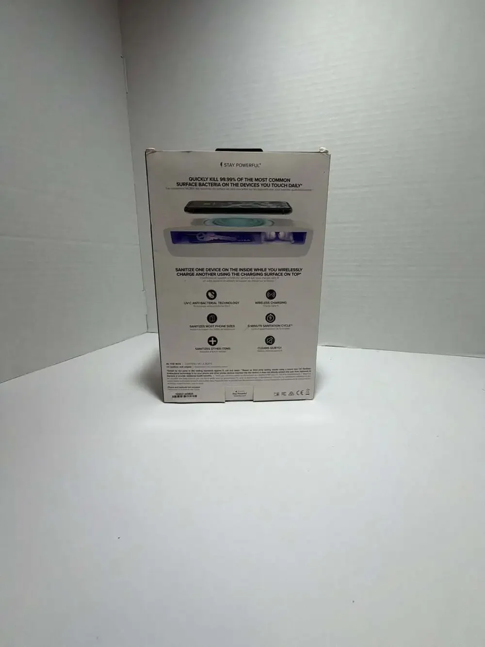 Mophie UV Sanitizer with Wireless Charging for Smartphones